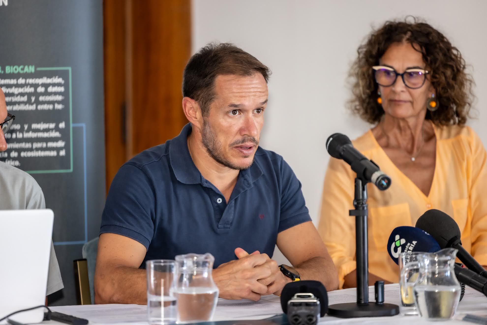 Mariano Hernández, durante la Rueda de Prensa