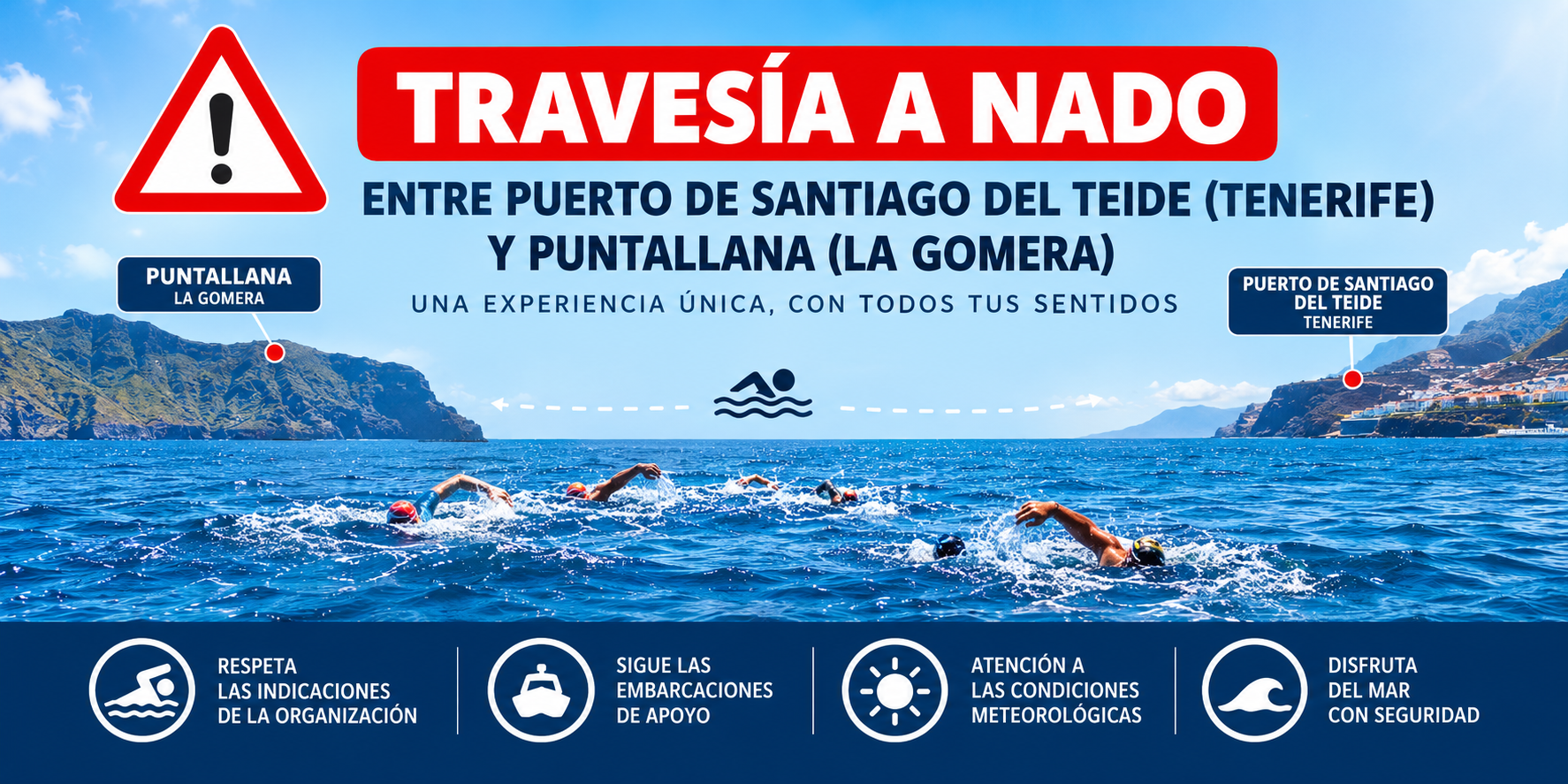 AVISO TRAVESIA A NADO